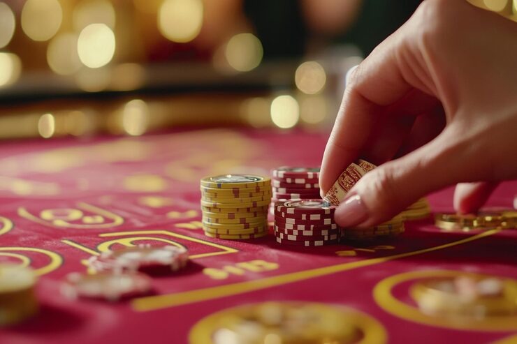 Live roulette wheel broadcast from thr77 studio with HD multi-camera feed